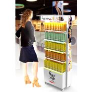 Présentoirs de sol - meuble présentoir Seiller - métal, bois ou plastique - agencement et stockage en magasin_1