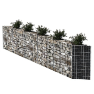Vidaxl panier de gabion acier galvanisé 300x30x100 cm 142537_1