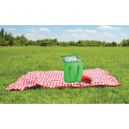 Sac isotherme en intissé - isolation aluminium - pour 6 canettes ou 3 bouteilles - couleur vert_1