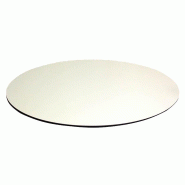 Plateau de table mesa ø60 - blanc megeve_1
