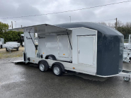 Remorque Fourgon Roadster 1000 ALUMINIUM + 2 HAYONS LATERAUX - 4.97 x 2.02 m PTAC 3500 Kg 2 essieux freinés Pulmann - Debon - Reference -C400_1