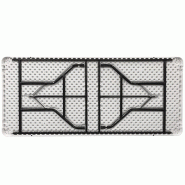 Table pliante 200cm 10 places monobloc_1