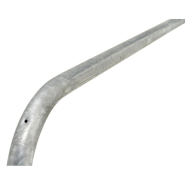 Arceau bas de protection - tube acier Ø60 mm - galva ou peint RAL 1021 - réf. 294100_1
