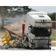 Barrière amovible anti-véhicule assassin vl et pl  6 m avec roulettes orientables, idéal pour sécuriser le domaine public - baava 156 vl_1