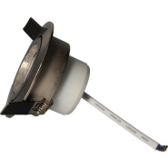 Kit de 3 spots en acier encastrables Jade orientable - Module Triac 5W, 2700K, 400lm, Ø83_1