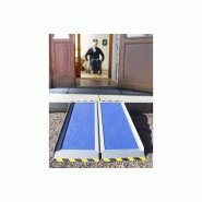 Rampe d'accès pliable FEAL - 92cm x 76cm - Charge 300kg - Hauteur de franchissement 18cm_1