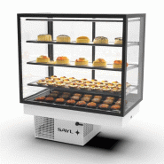 Vitrine réfrigérée INTEGRA Drop-In - 4 niveaux - 1000 mm - H815 mm | Sayl Barcelona - Accès arrière, 815 mm_1