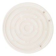 Jeu de patience rond en plastique - avec trois billes de métal et insert papier digital - Marquage inclus_1