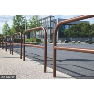 Arceau urbain simple et renforcé en acier galvanisé - Longueurs 1000, 1500 ou 2000 mm - Ø60 mm - Hauteur 1000 mm_1