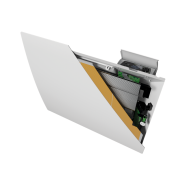 CAMPALYS Radiateur connecté bas 1000W Blanc satiné - Intuis - M151313_1