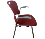 Chaise empilable Carper Herman Miller d'occasion - ergonomique avec accoudoirs et design moderne_1