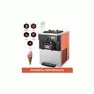 Machine à glace italienne crème glacée 20-28l/h 2200w 3 saveurs automatique - vevor_1
