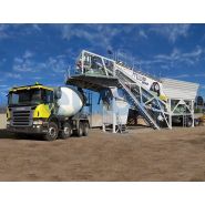 Centrale à béton mobile Master-60 Pegasus-Bear-Panthera - 50 m³/h - silo intégré 36 tonnes (modèle BEAR)_1
