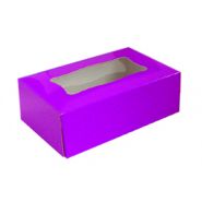 Pat00 - Emballages sur mesure - AB Symetry - Boîte pâtissière rectangulaire 150 x 100 x 55 mm - Vernis avec fenêtre et personnalisation_1