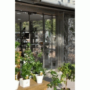 Porte piétonne coulissante télescopique LABEL - 300 / 2 vantaux - Extérieur - Détecteur de mouvement - Commande manuelle - Contrôle d'accès ou digicode_2