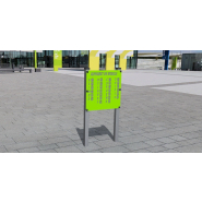 Tableau jeu inclusif - Alphabet en Braille conforme EN1176 - Panneau PEHD 19mm - Référence BTPANL01_1