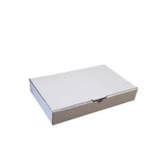 Boîte carton d'expédition blanche - 46,5 x 28,5 x 7,5 cm - Neutre blanc - Conditionnement 1000_1