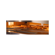 Four à pizzas Moretti Forni AMALFI 2A/P - 2x6 pizzas, chambre en pierre réfractaire et fonctions programmables_1