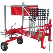 Ga 300 3PN - Andaineur agricole DMC Italia - 3,00 m - À 8, 9 ou 11 bras avec options de roues et kit tandem_1