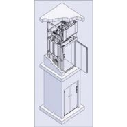 Système de monte-charges avec cabine de 1000 kg