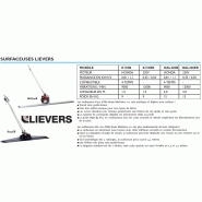 Surfaceuse thermique Lievers HAL 200B - 2m - aluminium sans torsion - 0.81 kW / 1.1 CV_1