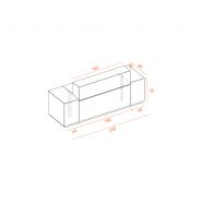 Banque d'accueil laquée INITIALE - Modulaire avec finitions personnalisables et options LED_1