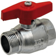 Vanne chromée mâle - femelle 15/21 - 301139_1