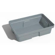 Bac de rétention PE 30 litres  - sans caillebotis - gris_1