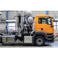 Camion Koks CycloVac pour aspiration et soufflage de matières dangereuses