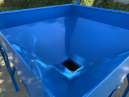 Trémie de stockage NC à trappe KW190 - 1.9m3 - Pieds démontables - Occasion_1