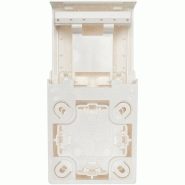 Cadre DLP 1 poste - Épaisseur 16 mm - Pour montage appareillage saillie sur moulure ASL_1