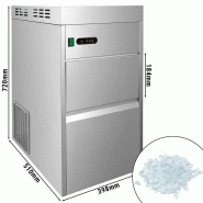 Machine à paillettes de glace - 50 kg/24h - stockage intégré de 7 kg_1