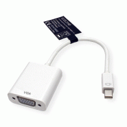 ROLINE Adaptateur Mini DisplayPort-VGA, v1.2, MiniDP M - VGA F_1
