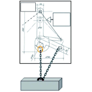 Crochet de largage à distance « la », charge posée_1