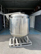 Cuve inox d'occasion 700 litres avec chemise - référence : c7410_1