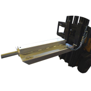 Éperon rouleaux sur fourches - idéal pour charges cylindriques - acier robuste - marque Romus_1