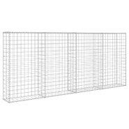 Vidaxl mur à gabion avec couvercles acier galvanisé 200 x 20 x 85 cm 143580_1