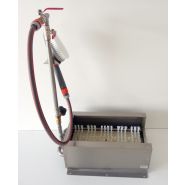 Lave-chaussures avec bassine - Acier inoxydable - Adapté pour 1 à 3 personnes - Brosses de nettoyage et système de régulation d'eau_1