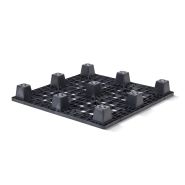 Palette plastique légère Planetpal Mix 11A40 LB9FR - Ref PA-LE-0130 - 1140x1140mm, ajourée avec rebords, charge statique 2500kg_1