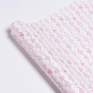 Papier cadeau coeurs aux motifs variés en 0.70x100 m_1