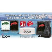 Radar marine 4W écran couleur avec AIS, ARPA, ASN MR-1010RII_2