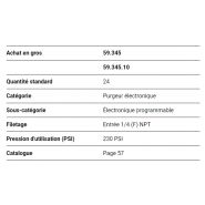 Purgeur automatique - Topring - 230 PSI - 59.345.24 - électronique compact avec filtre Y_1