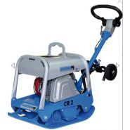 Plaque vibrante CR 2 avec timon réglable et amortisseurs de vibrations