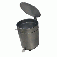 Bacs à déchets 50L inox roulant L2G_1