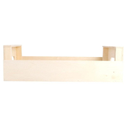 Cagette de présentation à poignées en bois 25x15x7,5cm - par 20_1