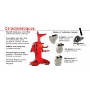 Série-C tête d'abattage - Quadco - capacité de coupe 45cm à 61cm - rotation 360° optionnelle_1
