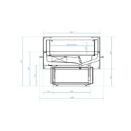 Bac libre-service pour une présentation attrayante de vos produits  - disponible en version ouverte - THUYA_1