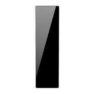 CAMPAVER Nativ Radiateur connecté Vertical 1000W Verre massif Noir astrakan - Intuis - K161223_1