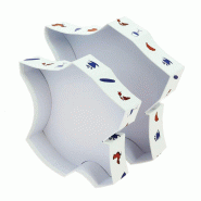 Corbeille carton hexagone  jeu de 2 -_1