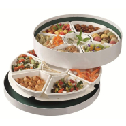 Ravier pour coffret repas Good Morning réf 38661 Bagasse blc 515ml - par 120_1